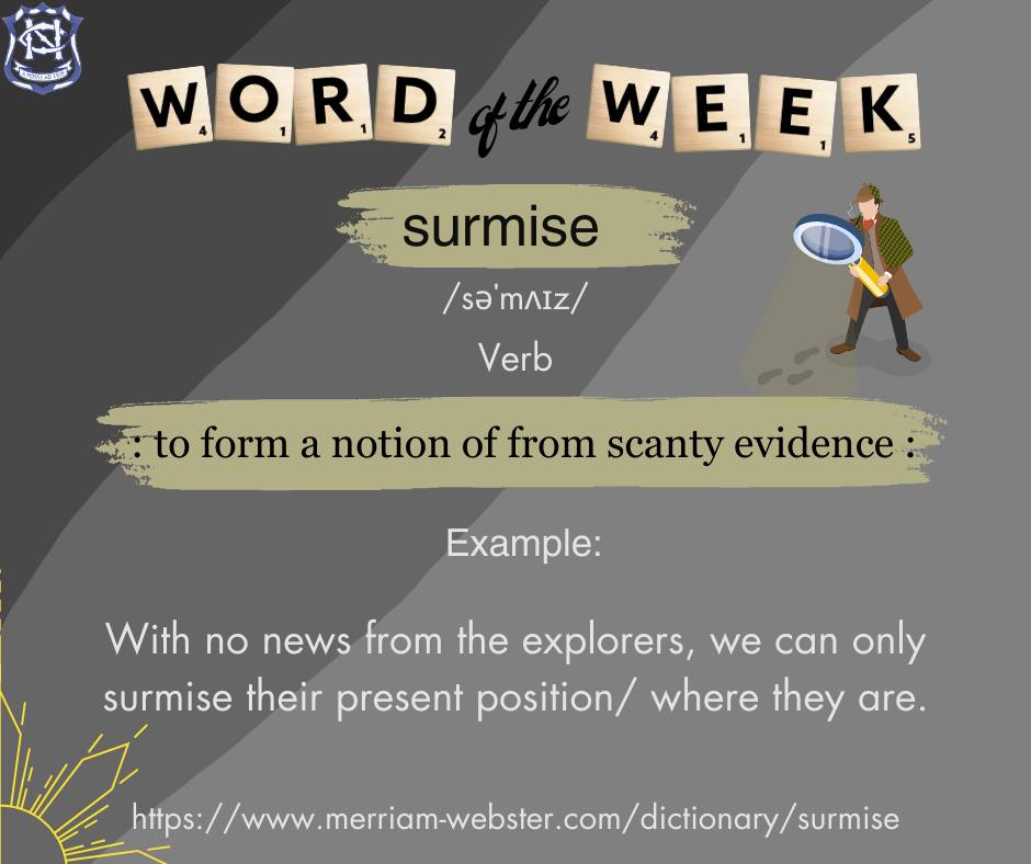 Here is our Word of the Week.... - Naparima College Library