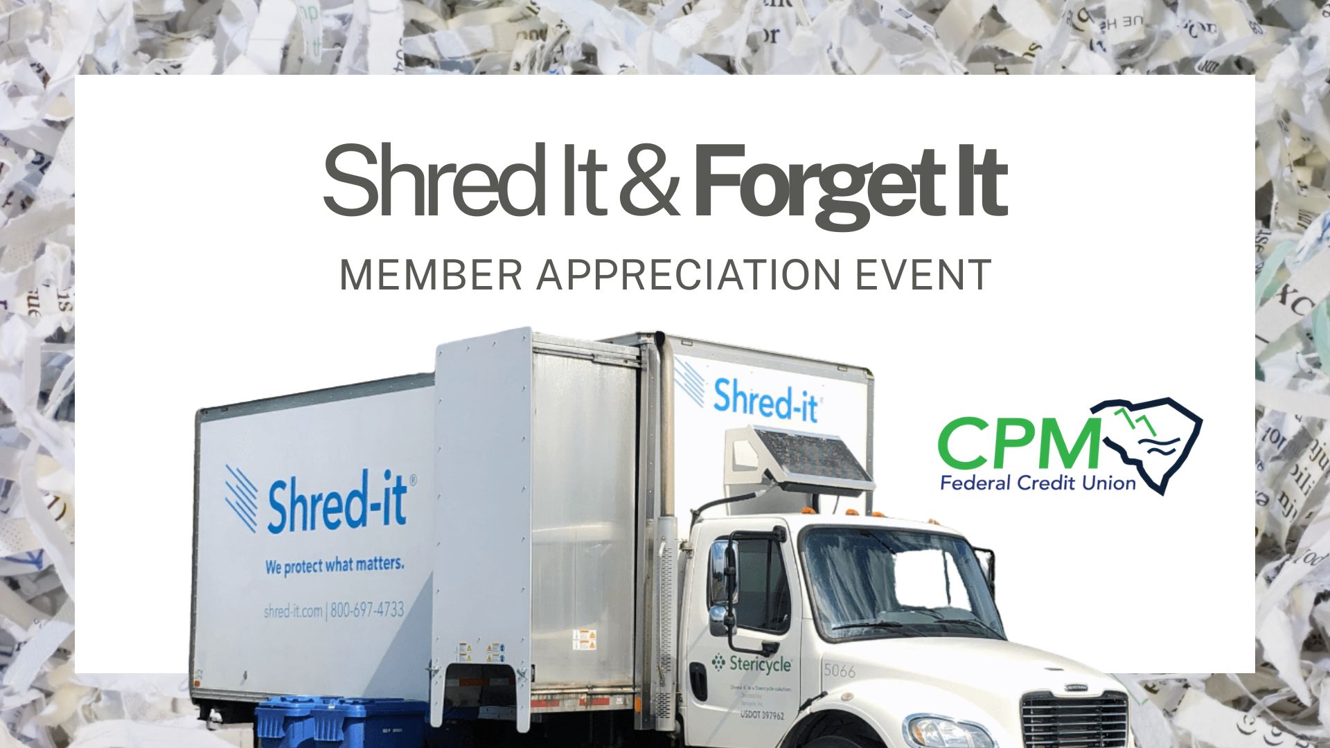 Shred It & Forget It - Member Appreciation Event