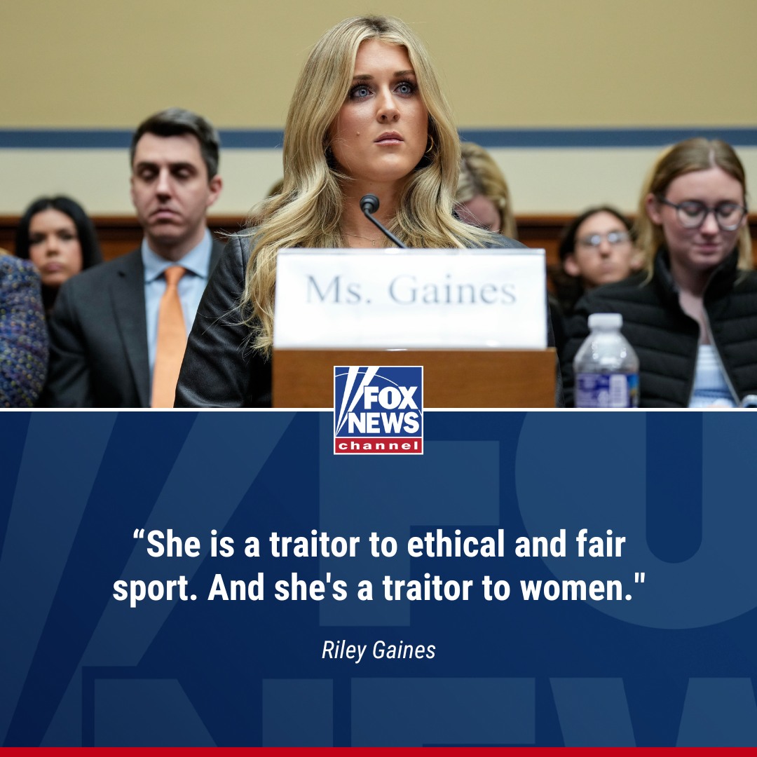 Fox - 'APPLAUDING THEIR OWN ERASURE': Riley Gaines rips Illinois ...