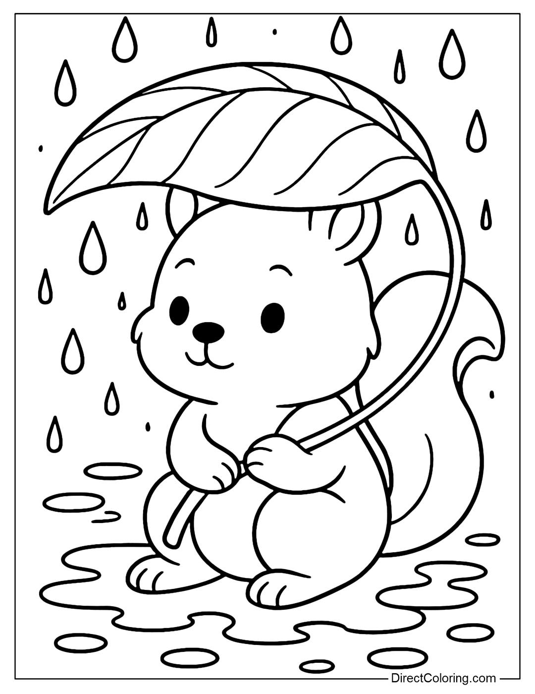 Direct Coloring - Free Squirrel Coloring Pages... | Facebook