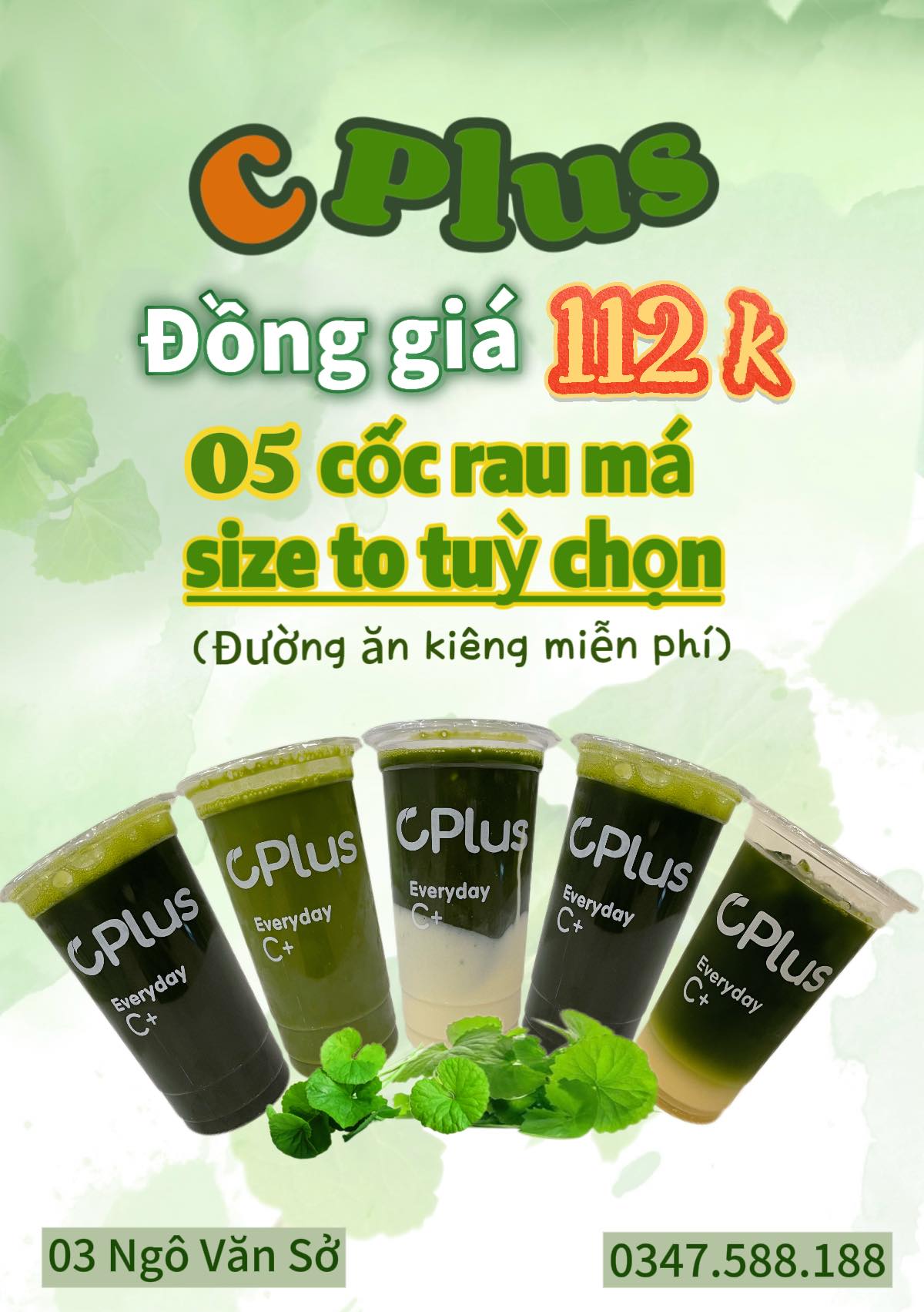 Trà Chanh, Rau Má CPLUS Lạng Sơn | Lang Son