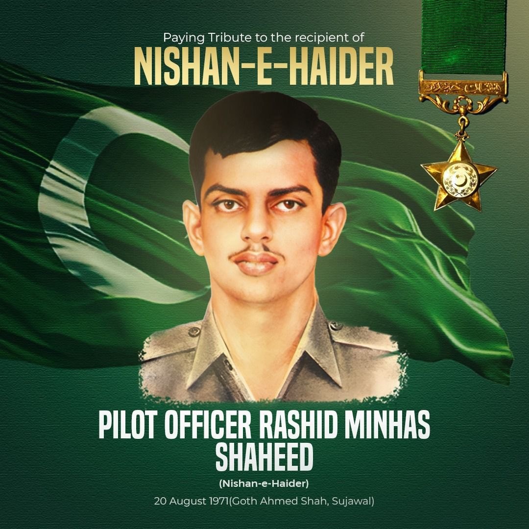 #ISPR Pilot Officer Rashid... - Pakistan Armed Forces News | Facebook