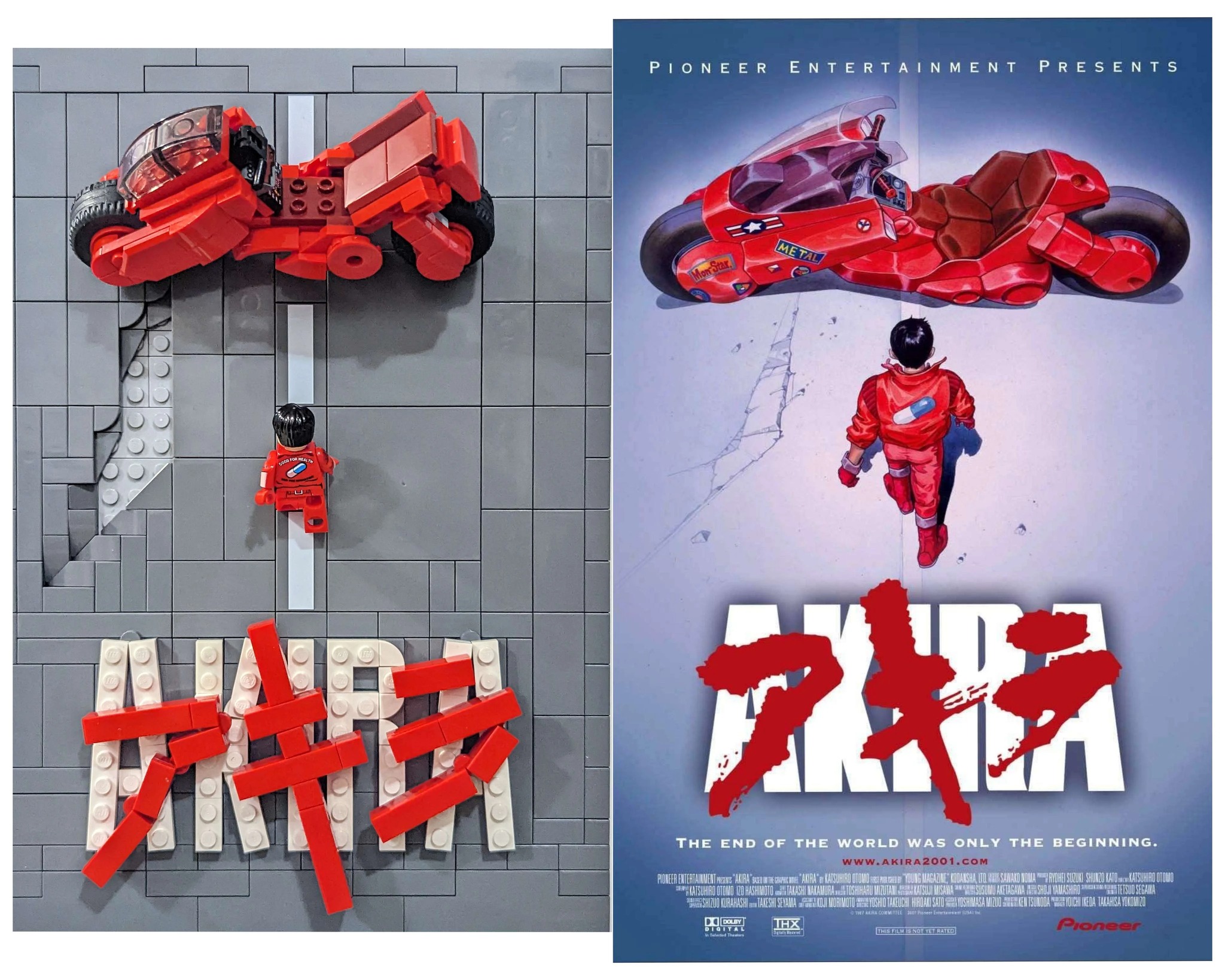 LEGO Akira Poster Created by ebilmorris