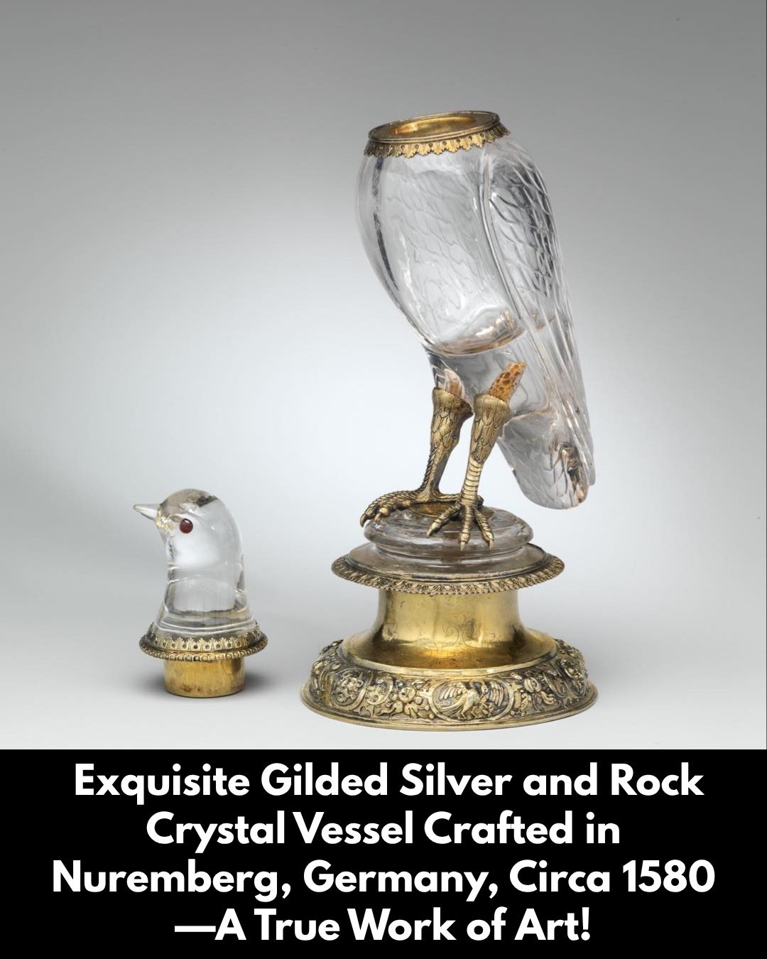An ornamental jug made around 1570 CE by the famous Nuremberg