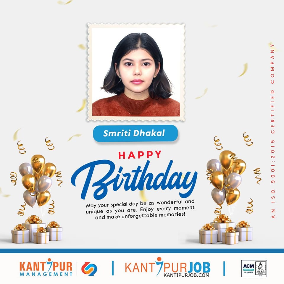 Happy Birthday! We... - Kantipur Management Private Limited