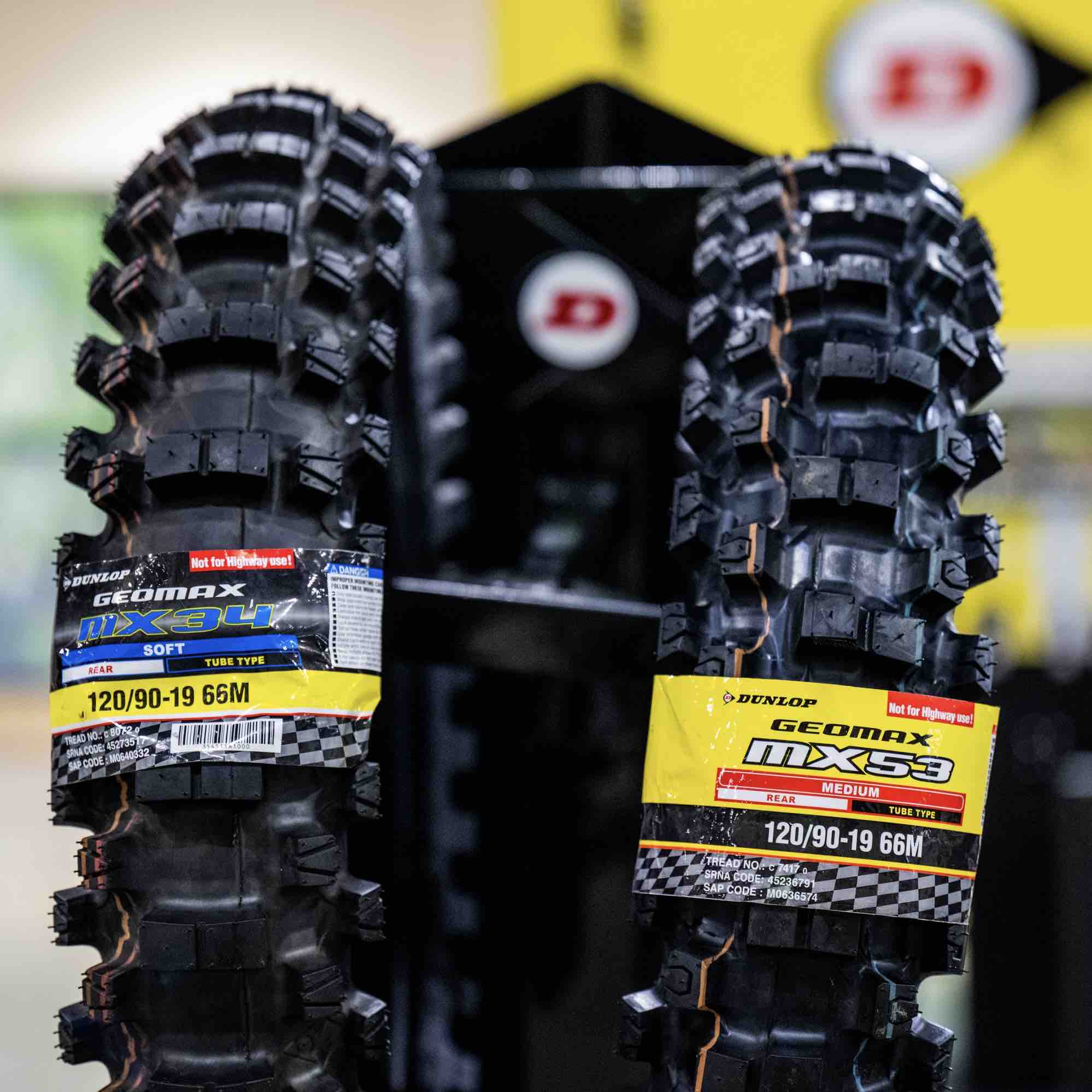 Dunlop - Did you know our MX33, MX34 and MX53 rear tires come in a 