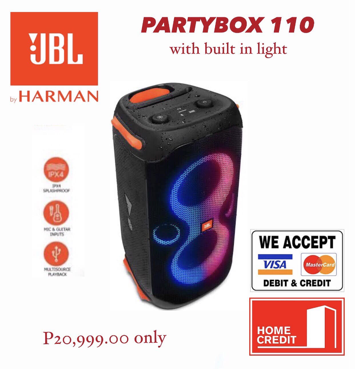 Jbl partybox 110 sound quality