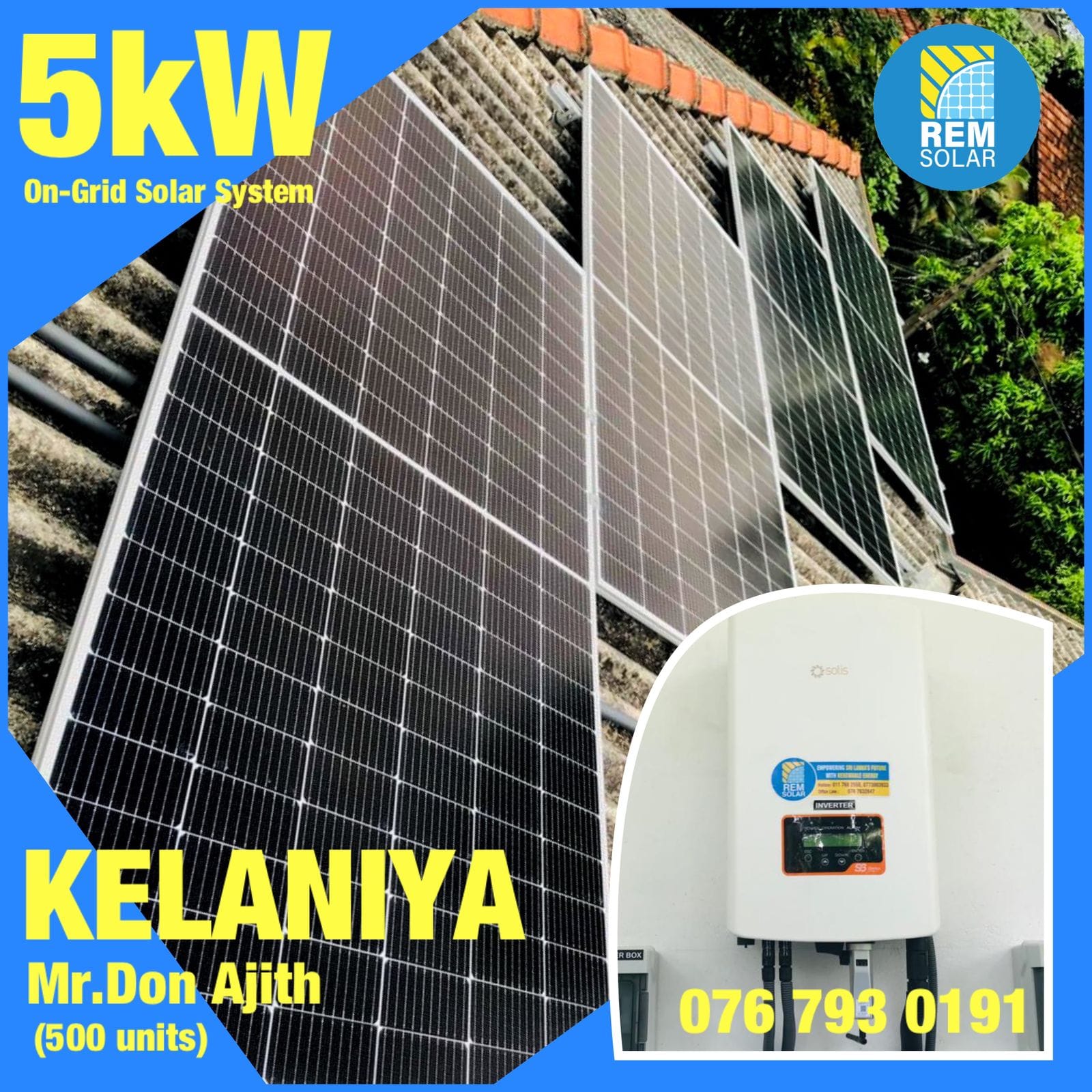 REM Solar - We are in KELANIYA!!! Another successful...