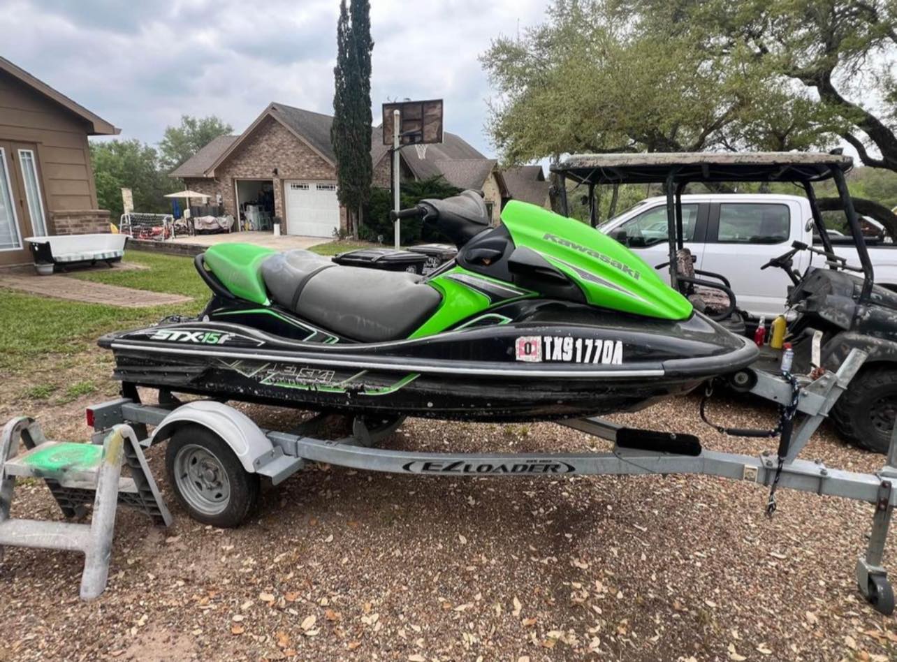 What to check on a used Kawasaki STX-15F before water use?