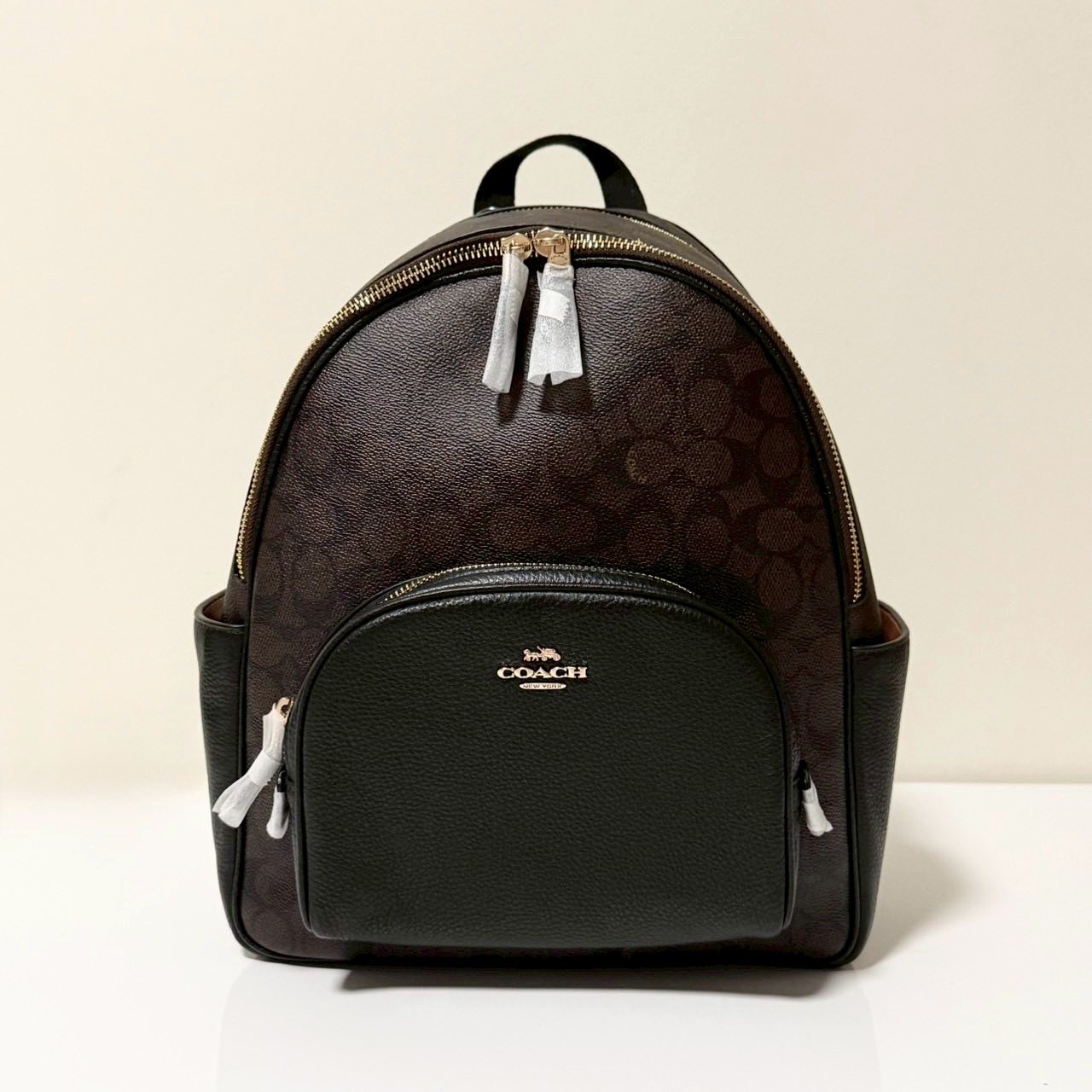 coach handbag backpack convertible Outlet Amelia In Signature Canvas reargrip_length__10-1/4