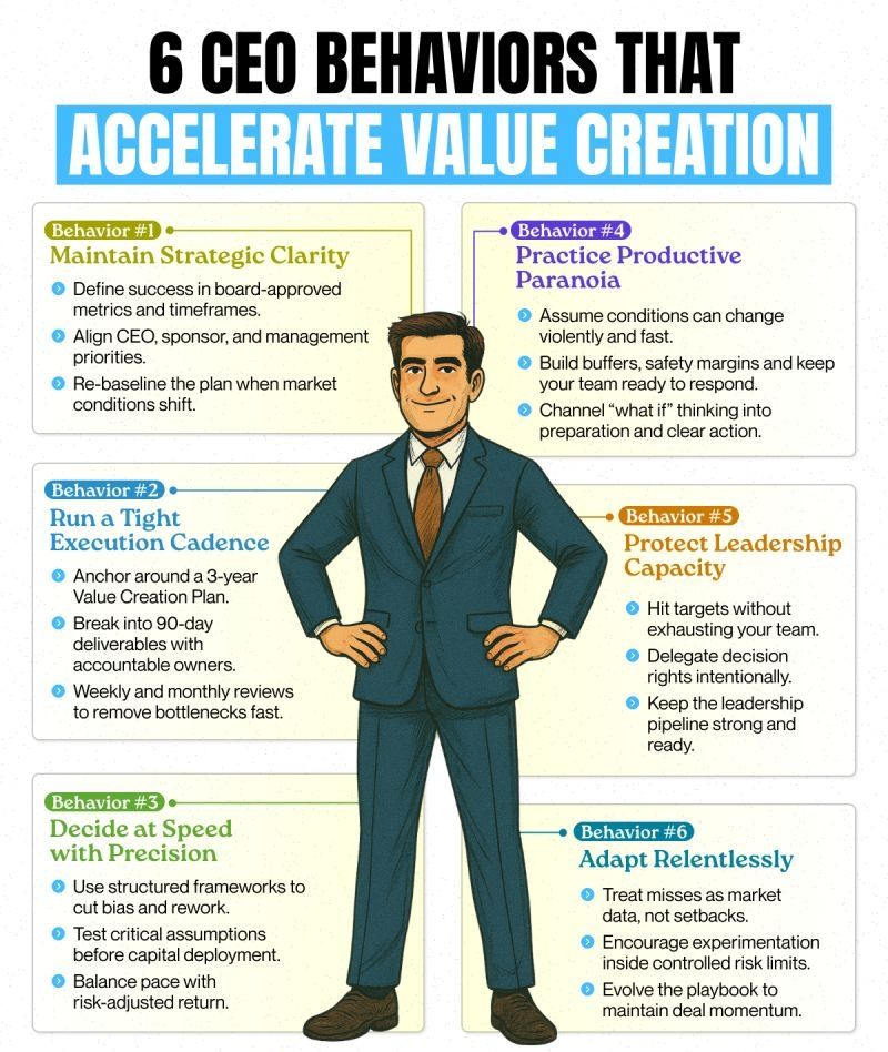 Study - 6 CEO Behaviours That Accelerate Value Creation #CEO # ...