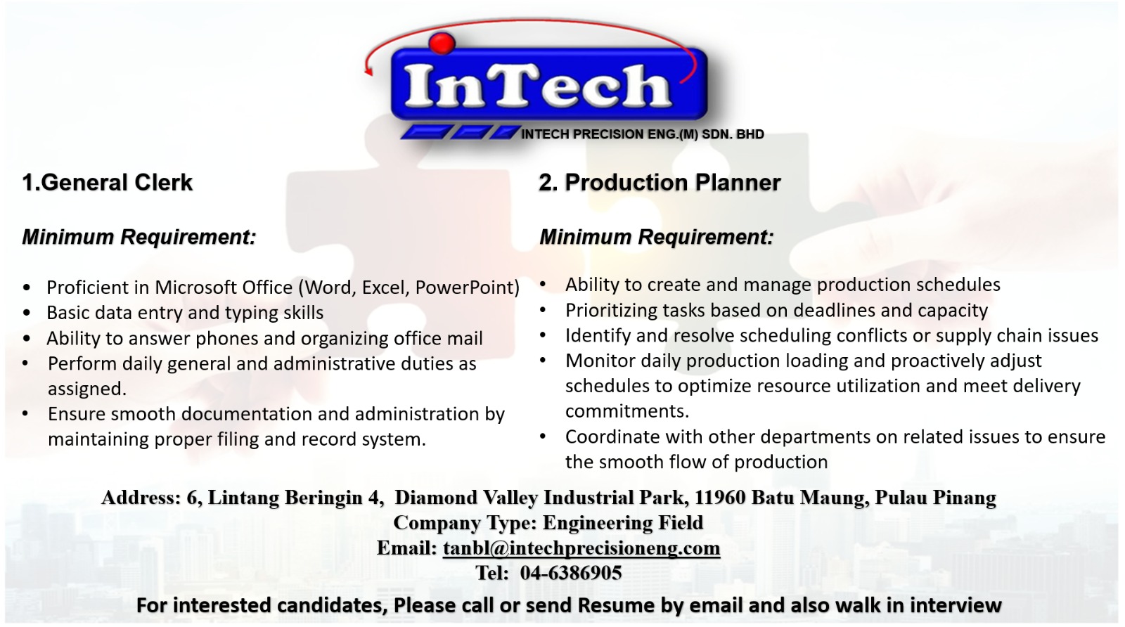 Intech Precision Eng.M. Sdn Bhd | Batu Maung