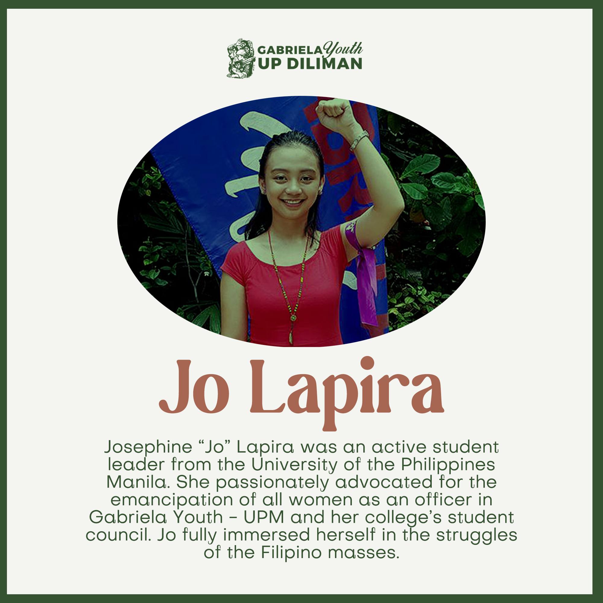 Bilang bahagi ng 18-araw na... - Gabriela Youth - UP Diliman