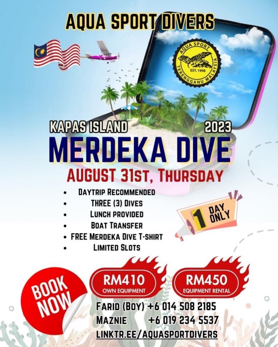 Aqua - Hello August! In conjunction of Merdeka Day on 31st August, we ...