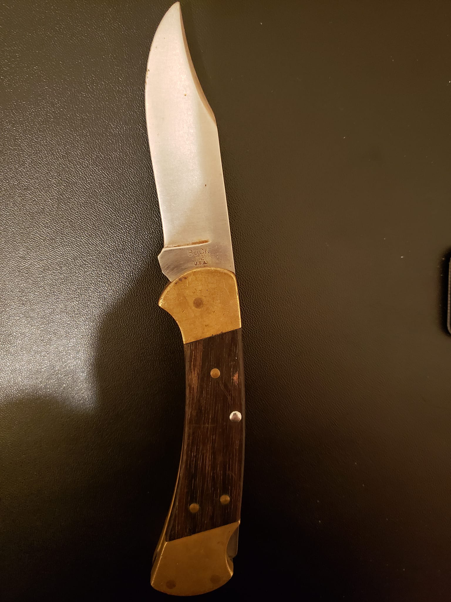 Vintage Buck 1970s-80s 2 Dot Ranger Folder