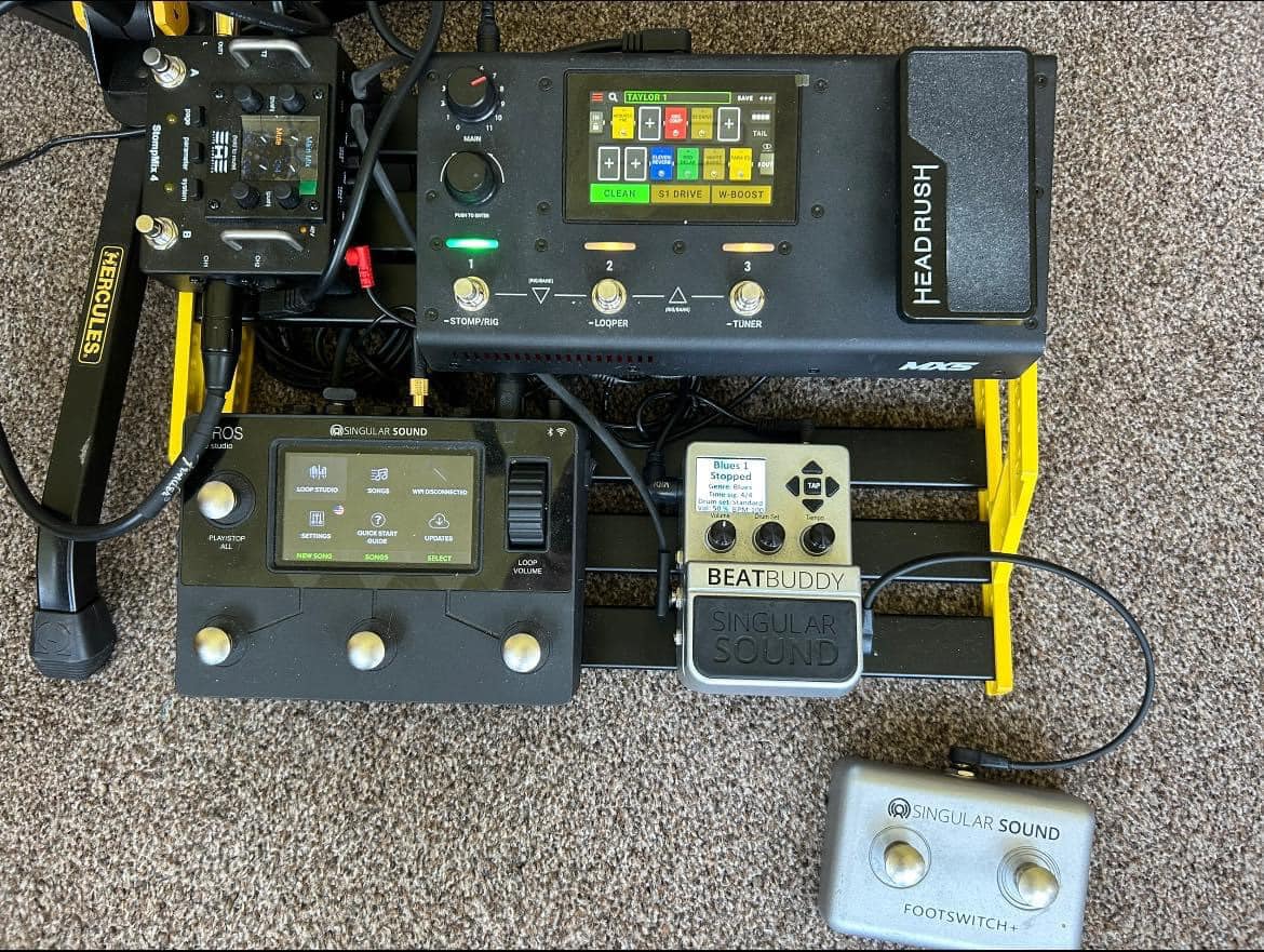 How to correctly wire and configure Beat Buddy and Aeros Loop station?