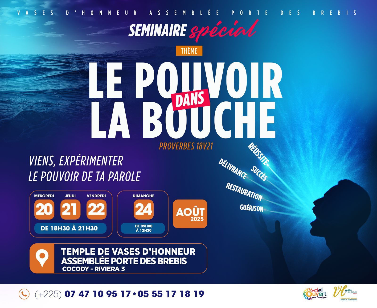 Eglise Vases d'Honneur Riviera 3 Assemblée Porte des Brebis - 🔴 ...