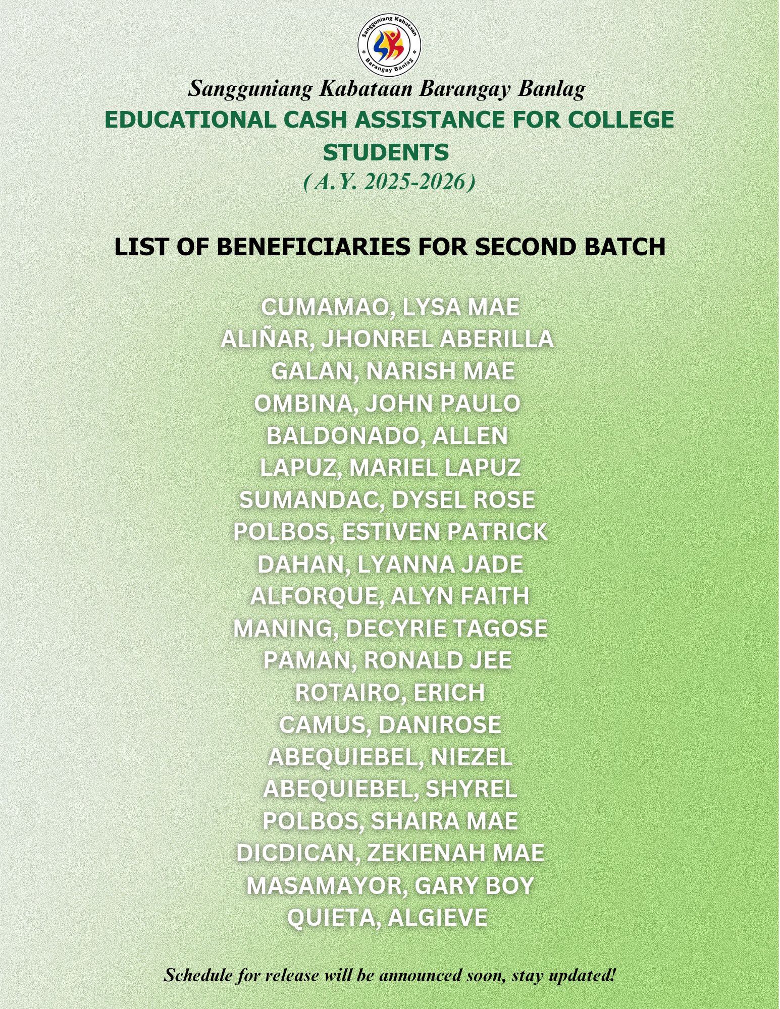 Sangguniang Kabataan Brgy Banlag