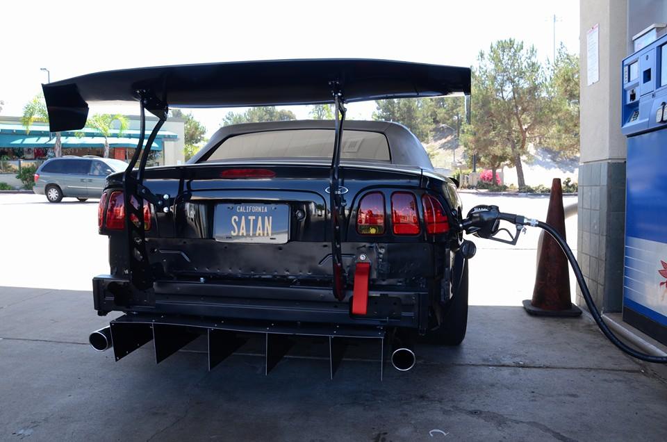 Battle Aero - Customer's sn95 Mustang running our chassis...