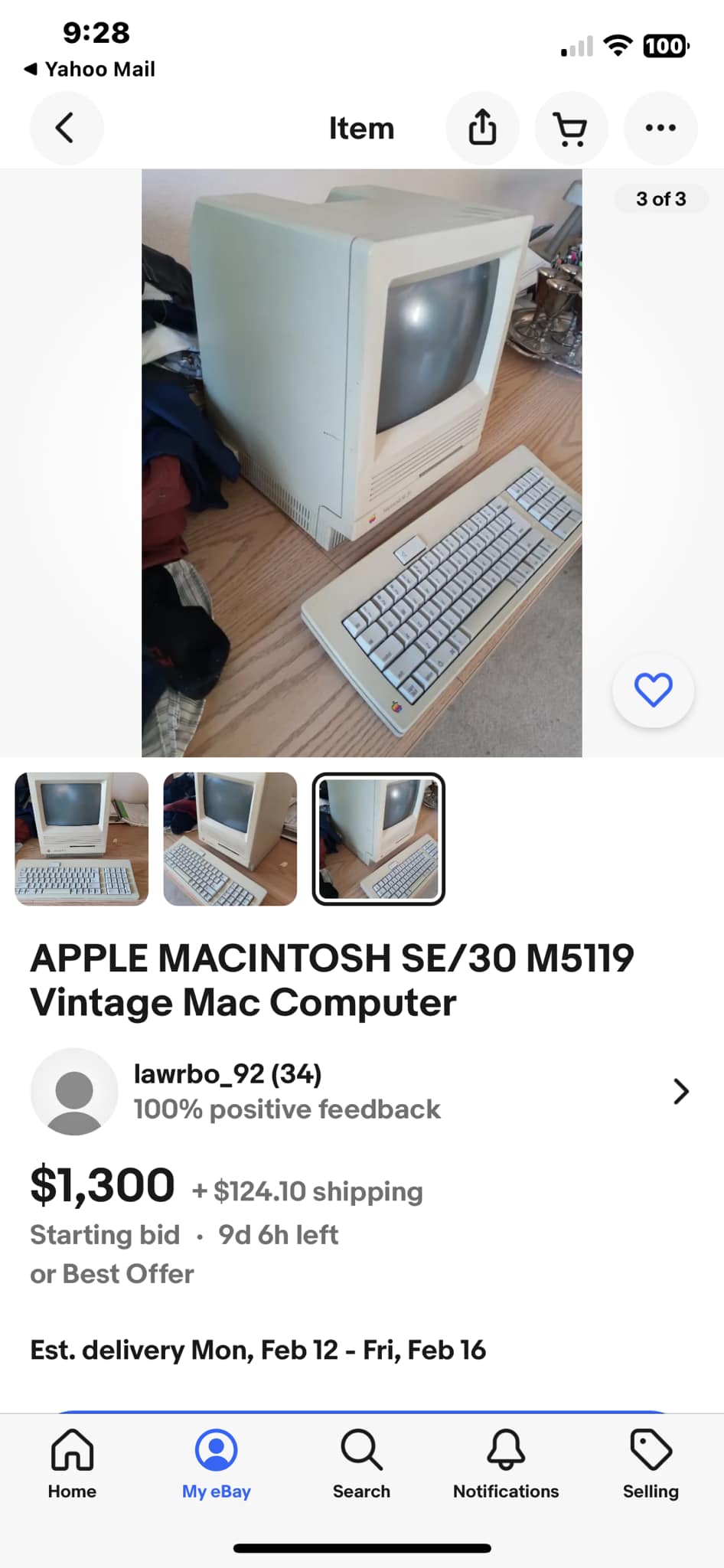 Vintage Macintosh SE/30 for sale
