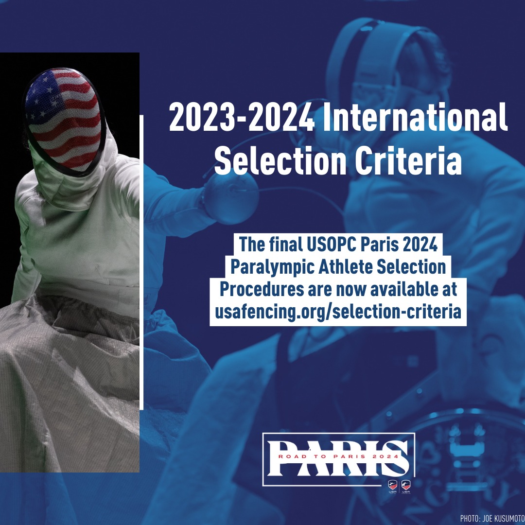 USA Fencing - Here are the final USOPC Paris 2024...
