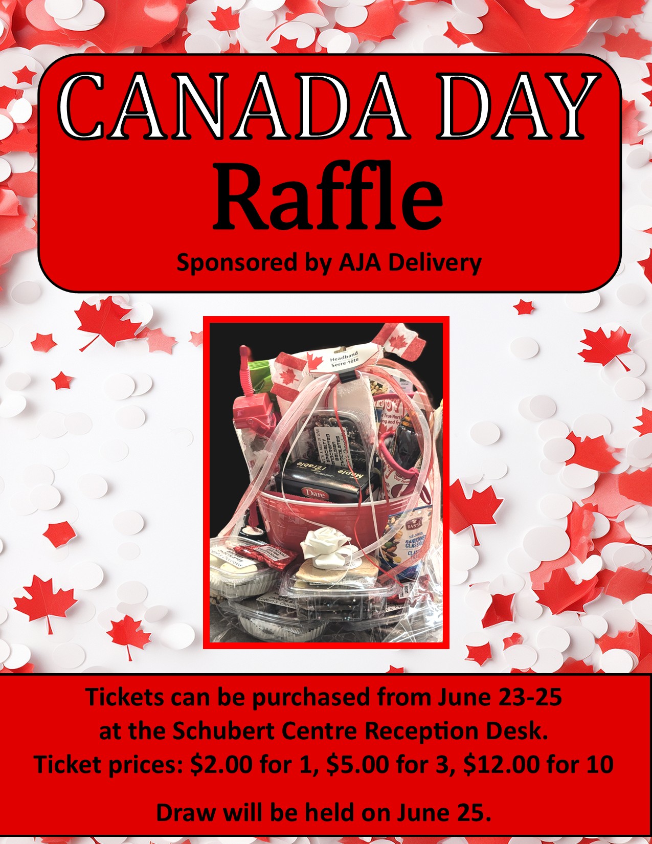 Schubert - 🎉 Get ready for our Canada Day Raffle starting June 23! Grab ...