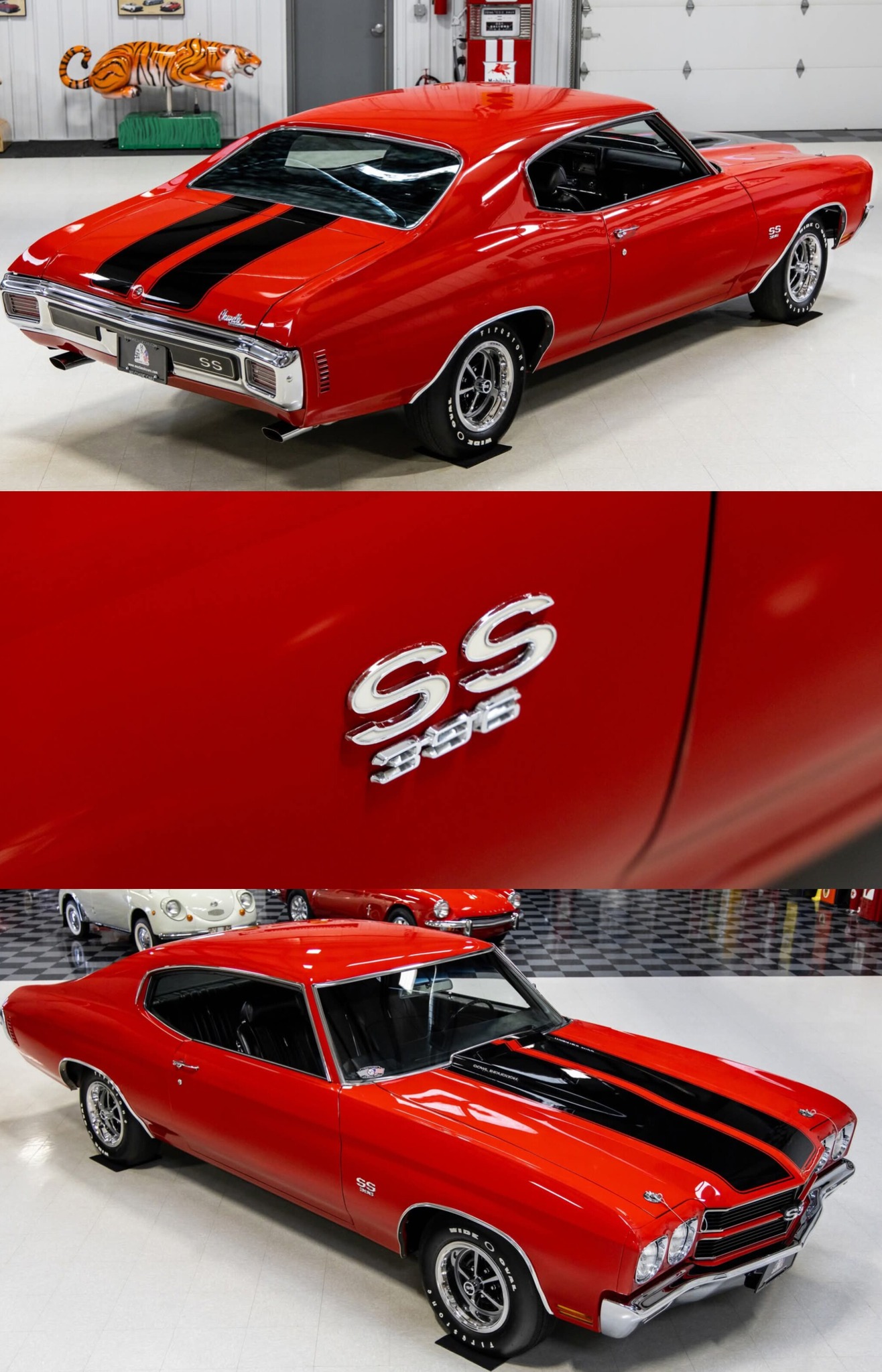 This 1970 Chevrolet Chevelle SS 396 is finished in Hugger Orange