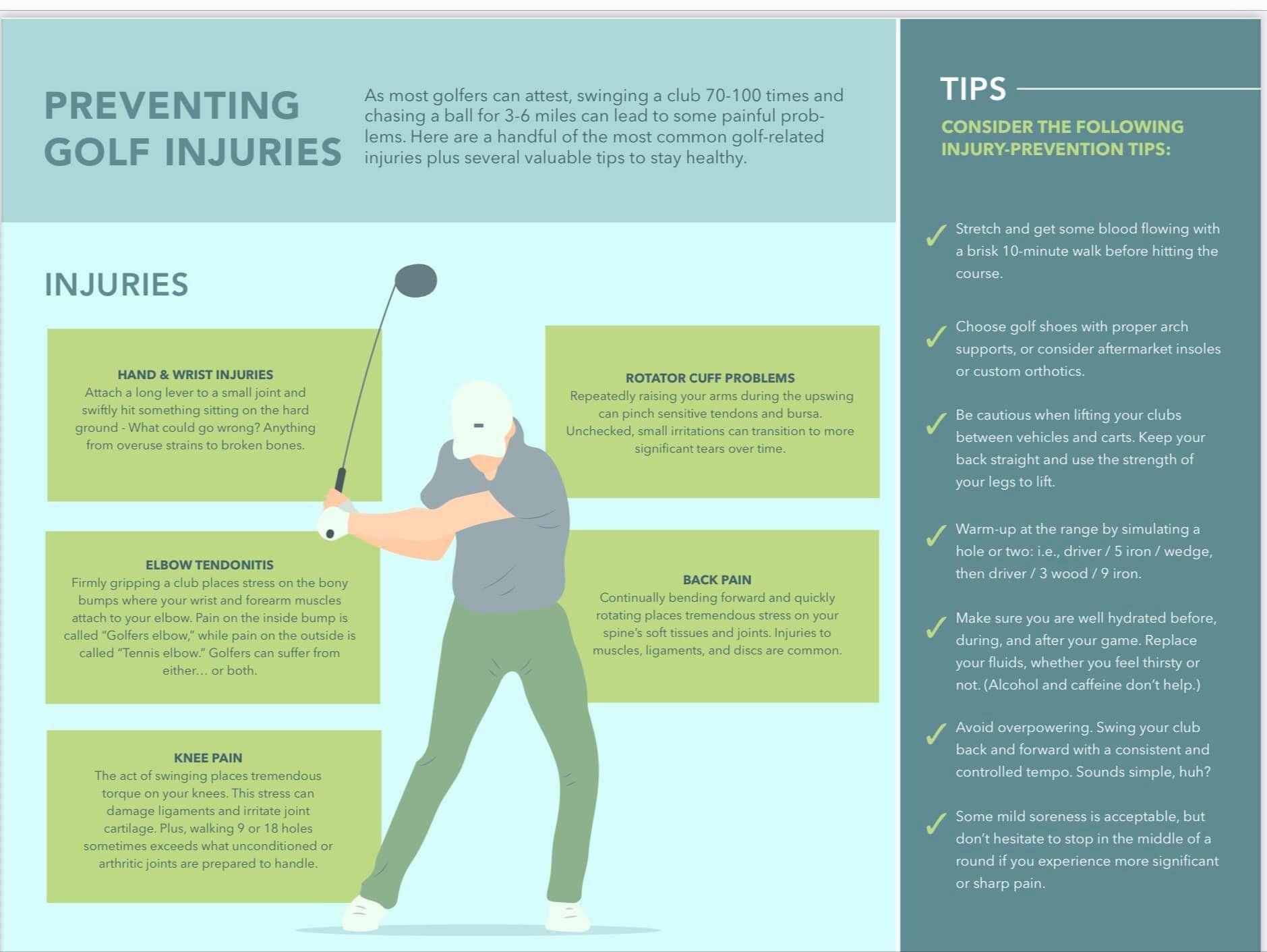 Follow our tips to avoid injuries... - Dunnville Chiropractic