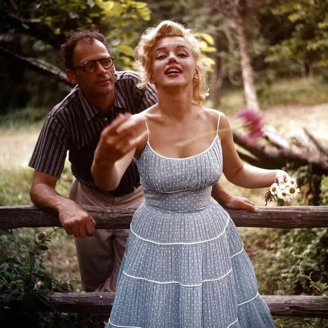 Marilyn Monroe at home in Amagansett in September, 1957.