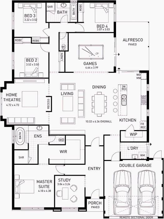 Worker_ken - This image is a detailed floor plan of a house. Here is a ...