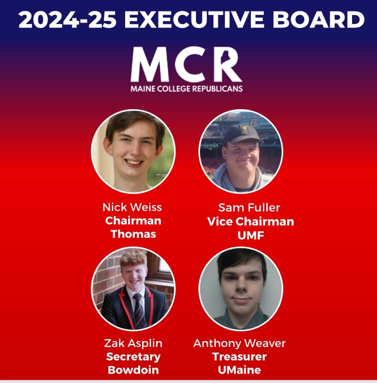 Maine - Congratulations to the 2024-25 Maine College Republicans ...