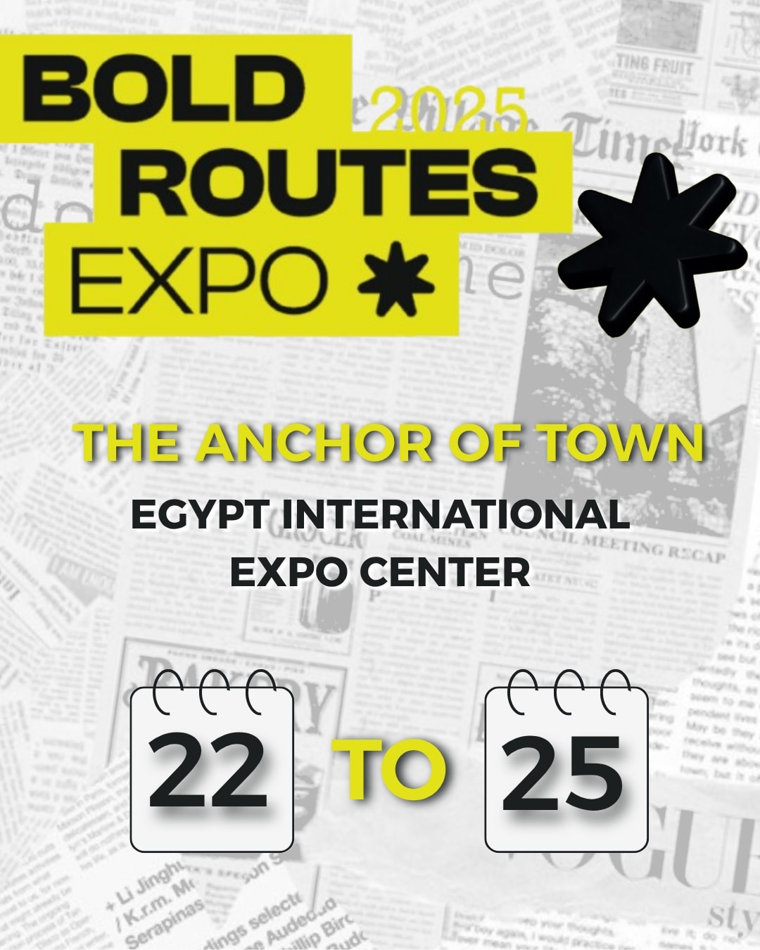 Bold - Save the dates. Bold Routes Expo 2025 is almost here. The Anchor ...