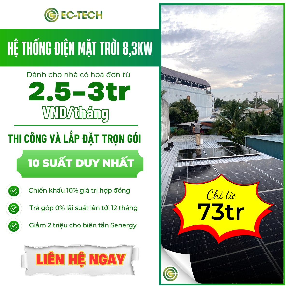 Điện Mặt Trời Ec-Tech added a new... - Điện Mặt Trời Ec-Tech