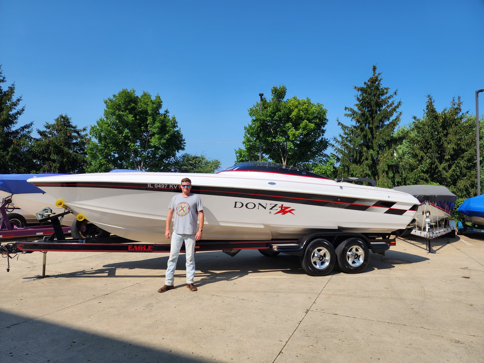 What is the Donzi 28 ZX Daytona package?
