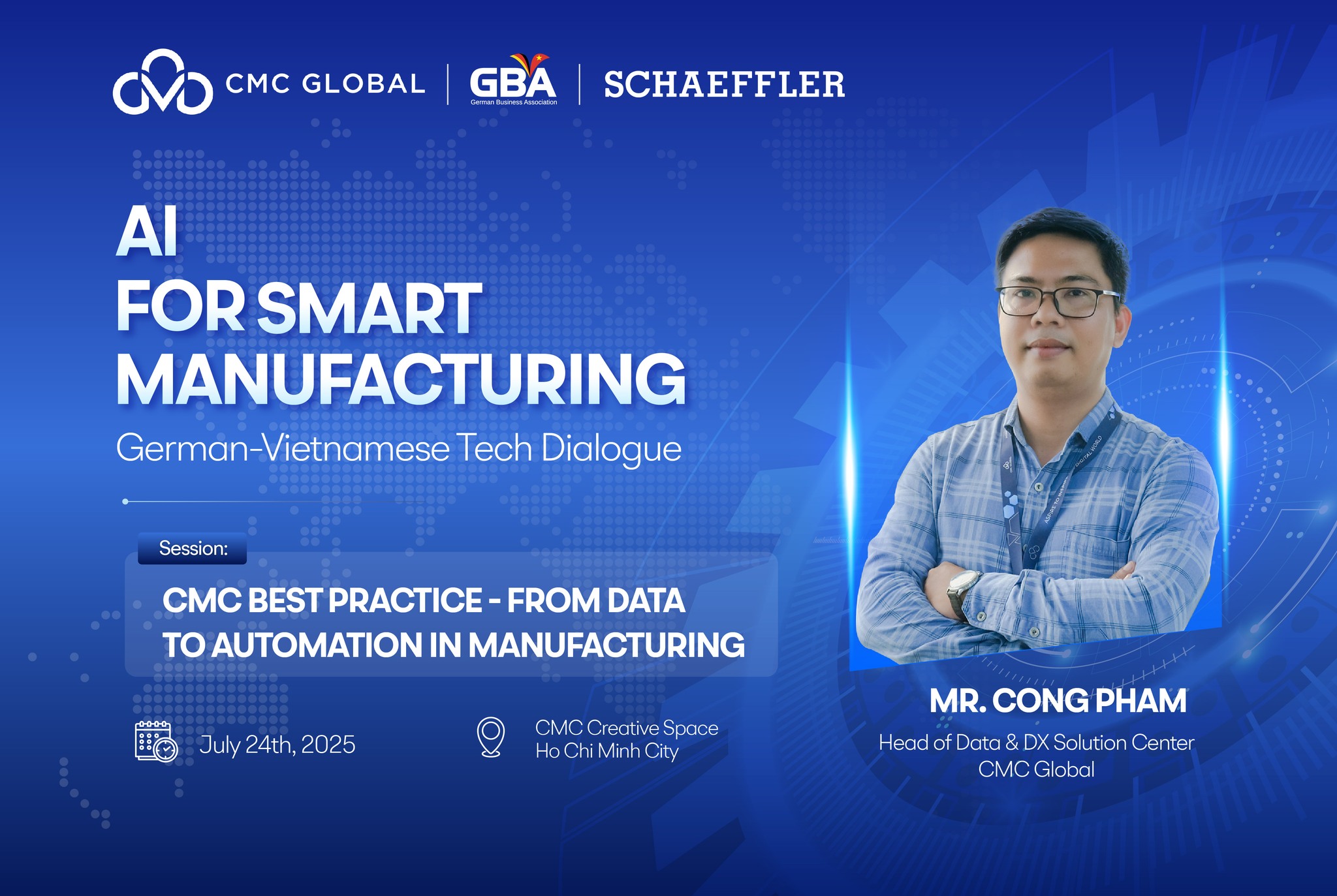 CMC - 📊 MEET THE SPEAKER FROM CMC GLOBAL 💡 Join us at 𝐀𝐈 𝐟𝐨𝐫 𝐒𝐦𝐚𝐫𝐭 ...