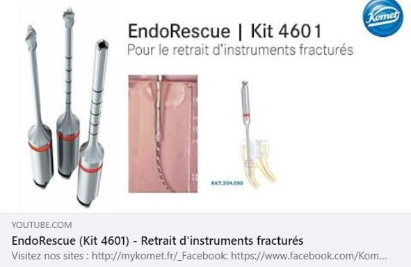 取根管斷針教學。 Komet's Endo Rescue Kit... - 補牙234__不可不知的牙科二三事 | Facebook