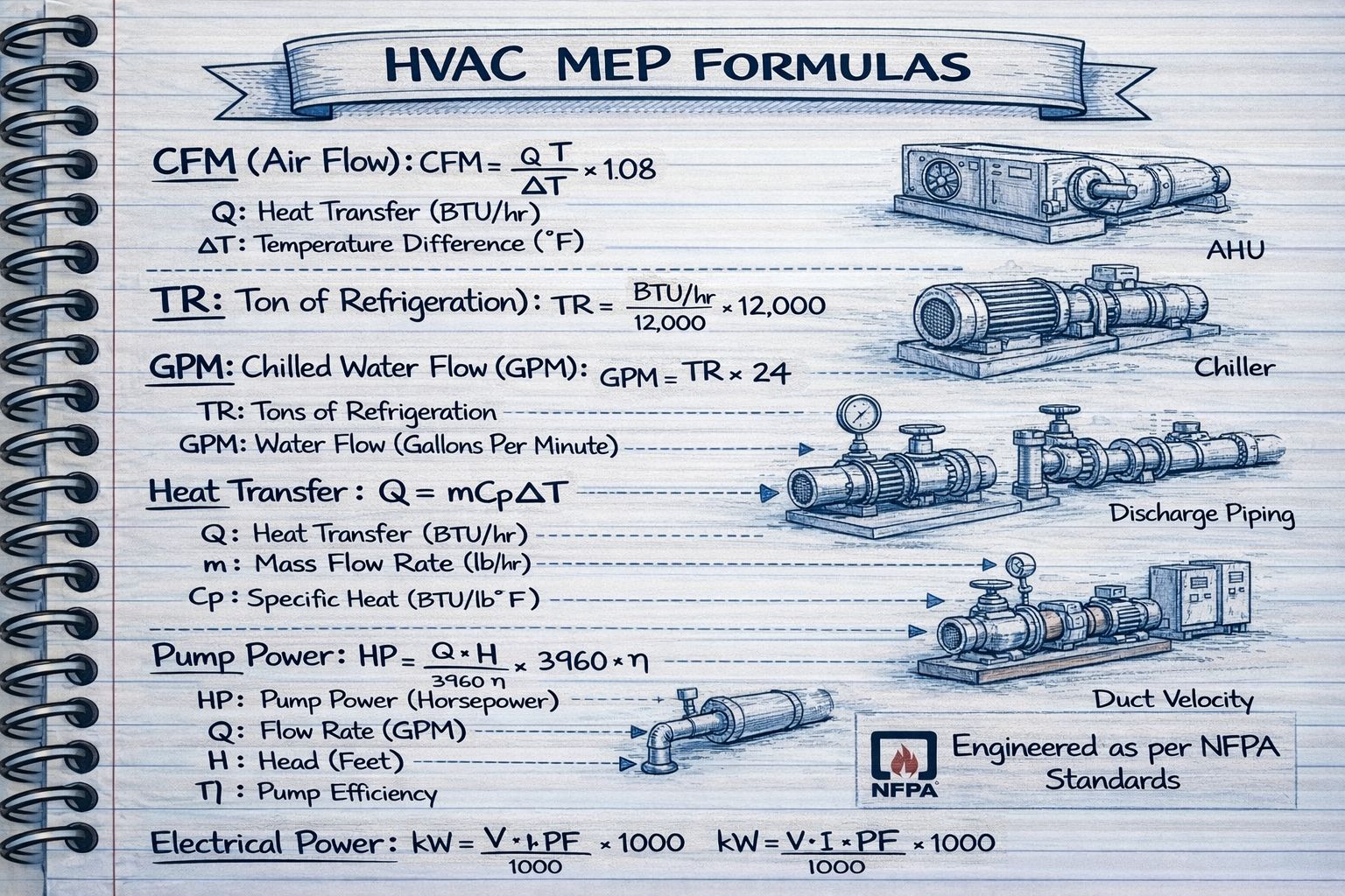 Fire-fighting - HVAC MEP FORMULAS ‼️ . . #MechanicalSafety # ...