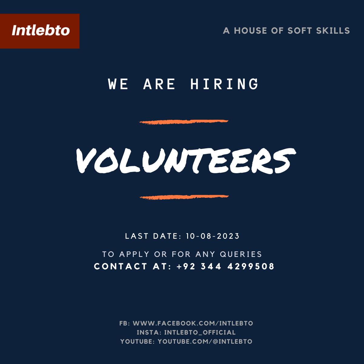 Intlebto - 📢 We are excited to announce that we are HIRING...