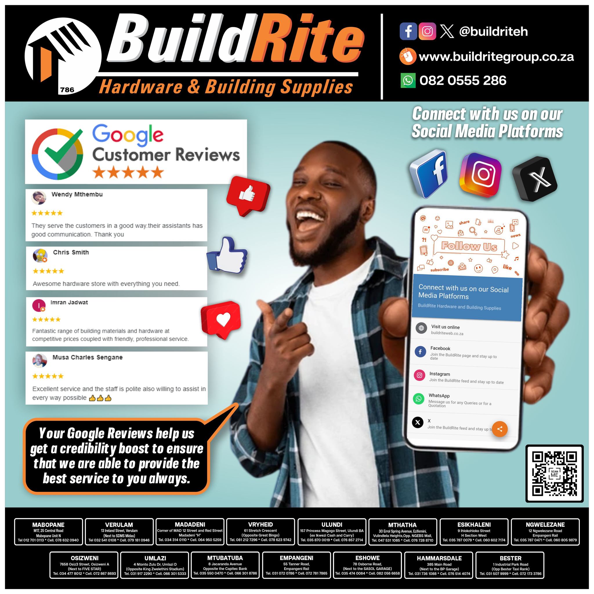 Your feedback means the world to us!... - Build Rite Hardware | Facebook