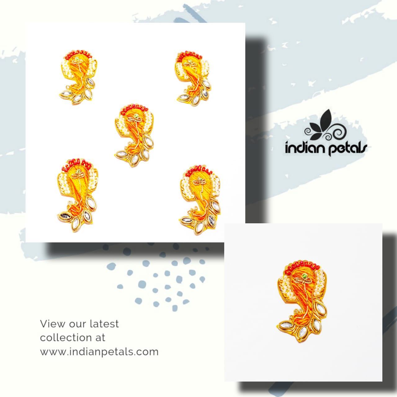 Indian Petals - Indian petals presents Ganeshji face buti with pearl ...