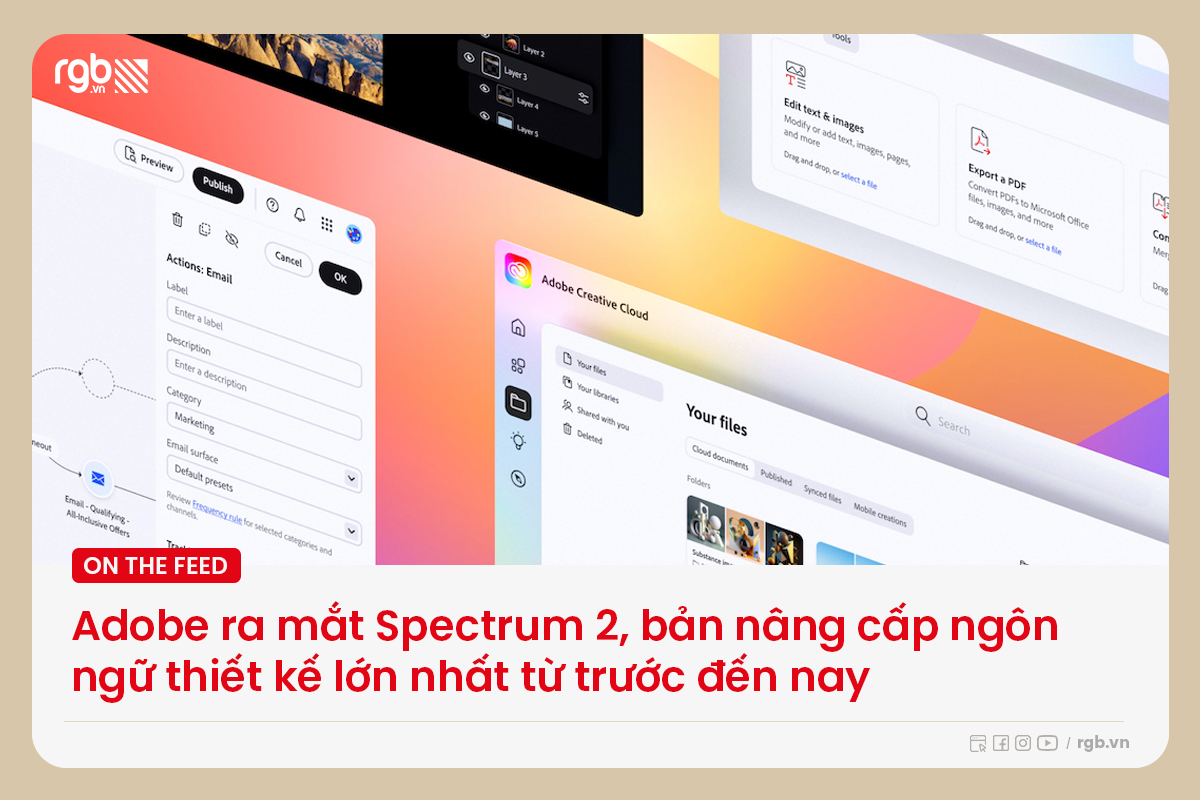 RGB - ADOBE RA MẮT SPECTRUM 2, BẢN NÂNG CẤP NGÔN NGỮ THIẾT... | Facebook