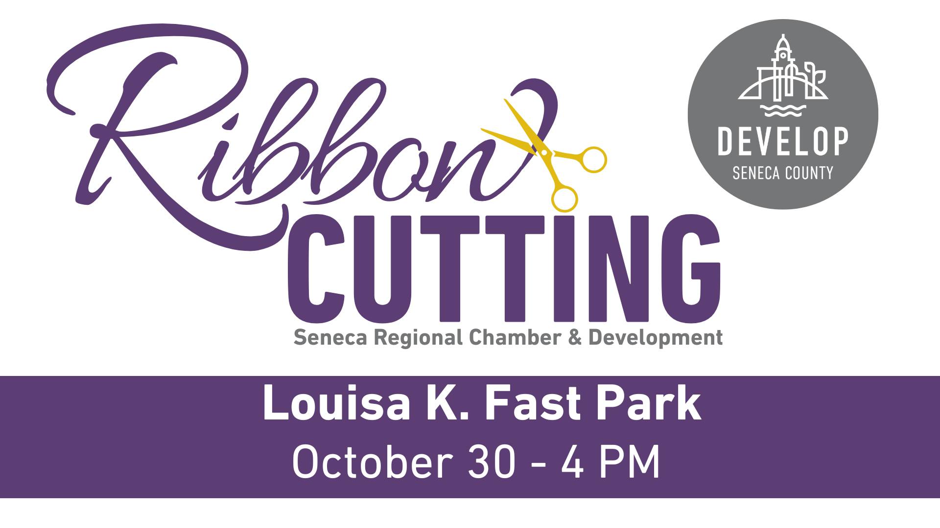 (POSTPONED) Ribbon Cutting | Louisa K. Fast Park