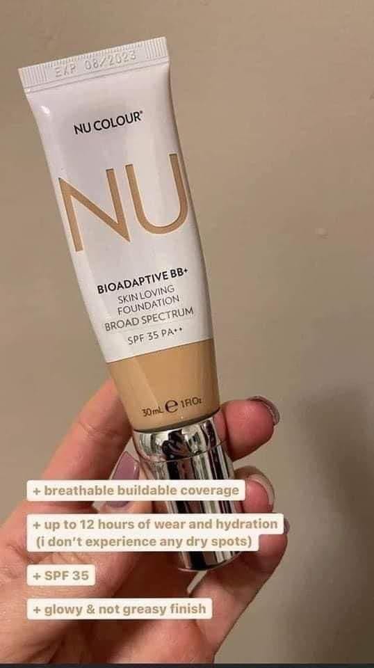 Fond De Teint BB+ Nu Skin Bioadaptive - Teint Ivory 1.1, Hydratant, Peau Aimante
