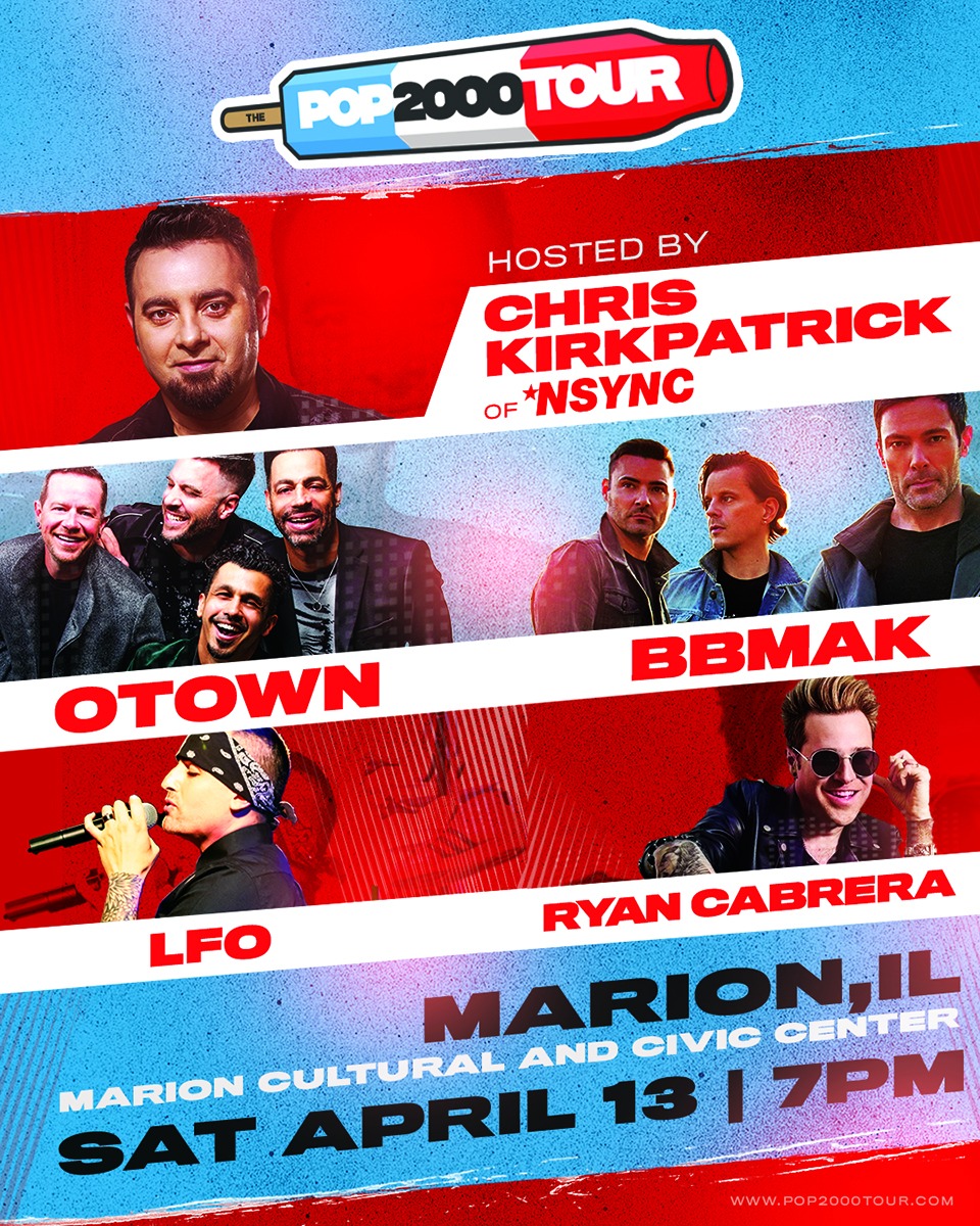 THIS WEEKEND: The POP 2000 Tour, starring Chris Kirkpatrick of N