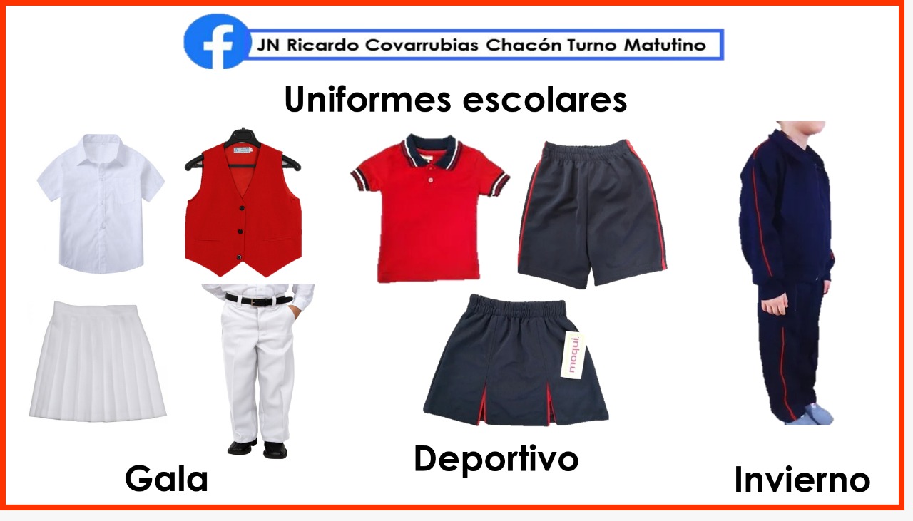 ⚠UNIFORMES... - JN Ricardo Covarrubias Chacon Turno Matutino