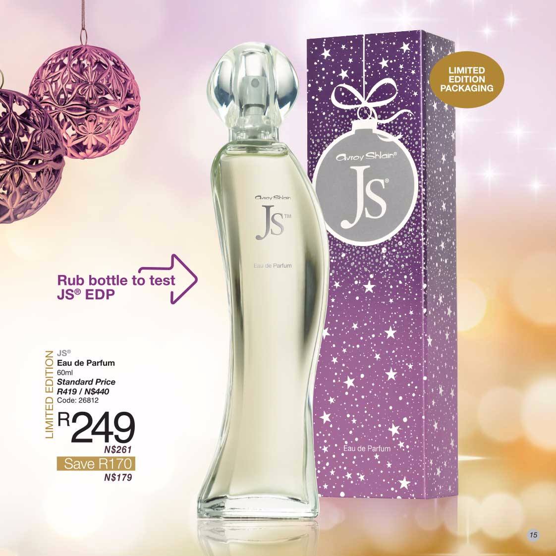 The very popular JS Eau de... - Avroy Shlain Port Elizabeth
