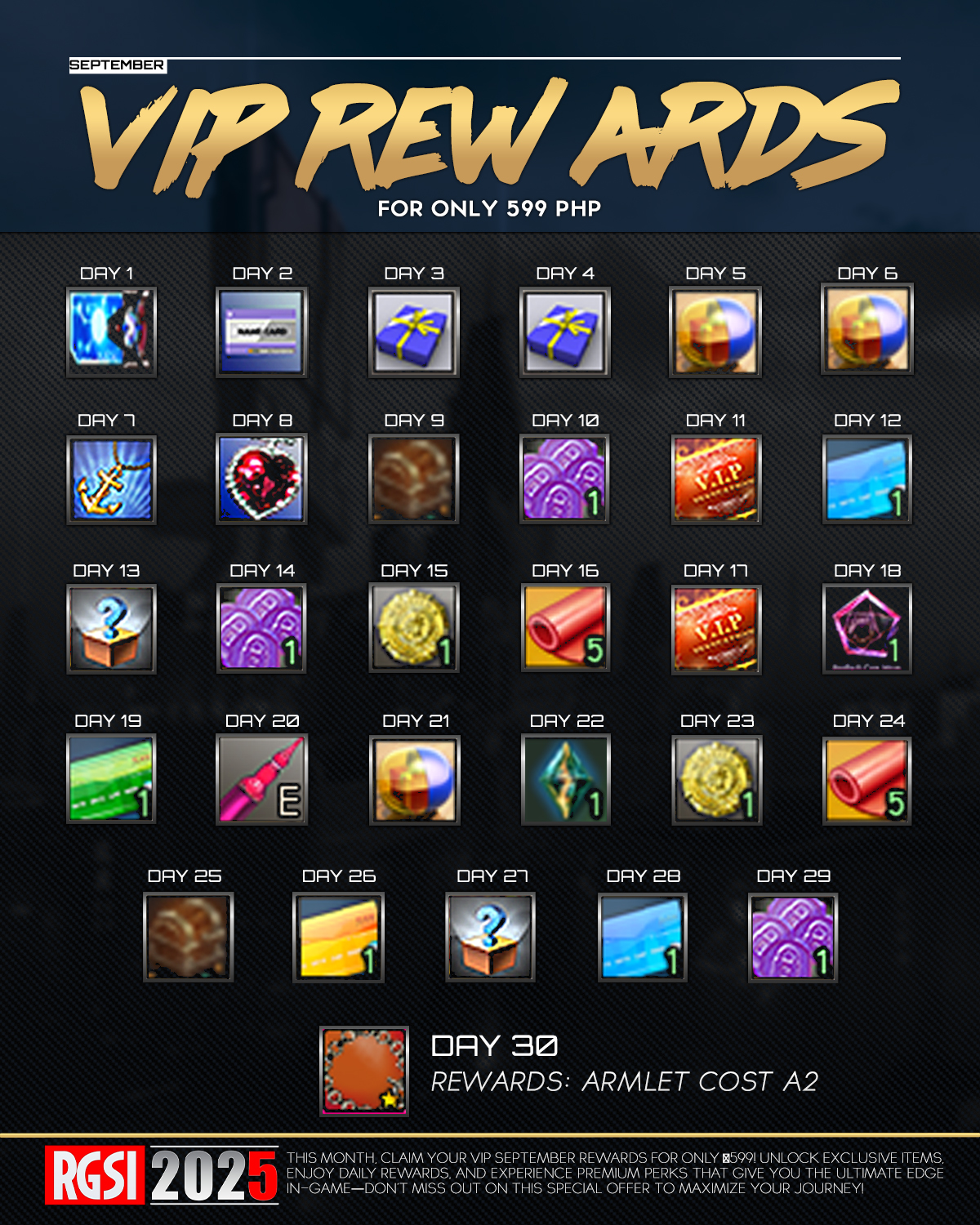 Ran - September VIP Rewards – Rise Above the Rest! 🌟 This September ...