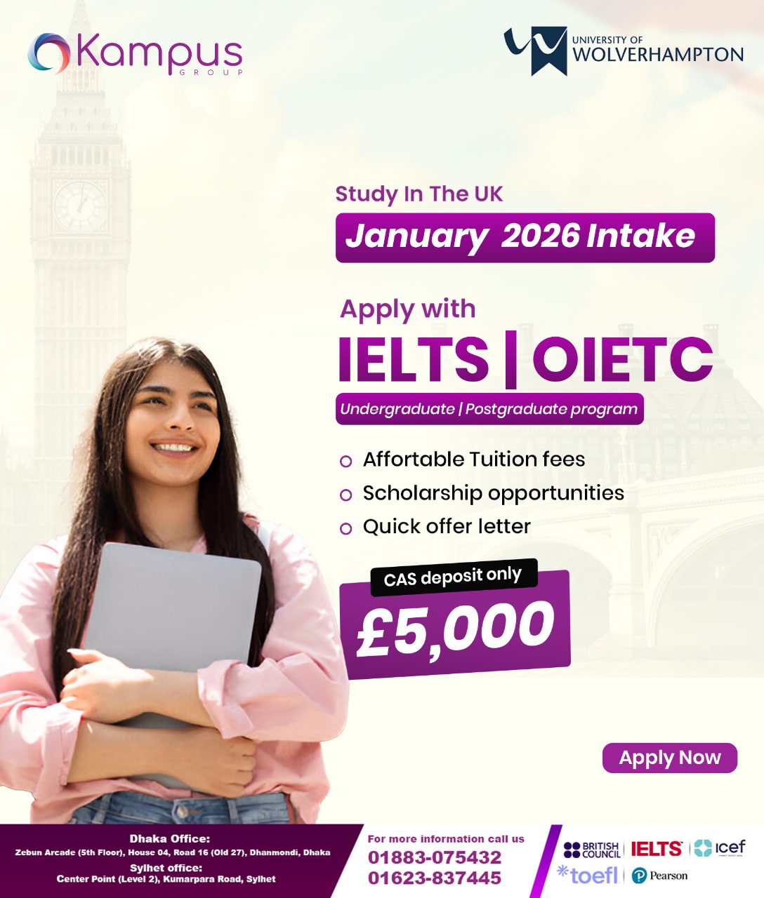 Kampus - 📚 Study in the UK | University of Wolverhampton | January 2026 ...