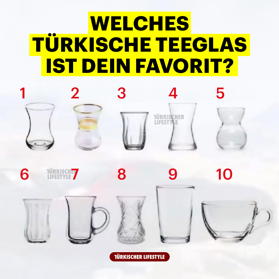 Welches Teeglas ist euer Favorit? Denn, wer täglich so viel Tee trinkt wie wir Türken (und ja, bei uns sind das gefühlt 4 Gläser am Tag 🤣), weiß: Das richtige Teeglas macht