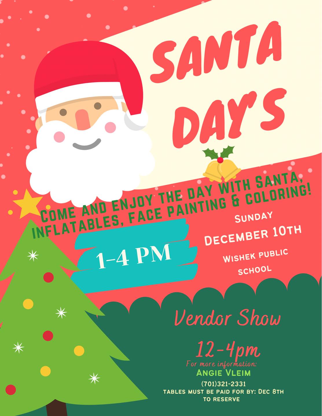 Reminder Santa Day is... - Wishek Association of Commerce